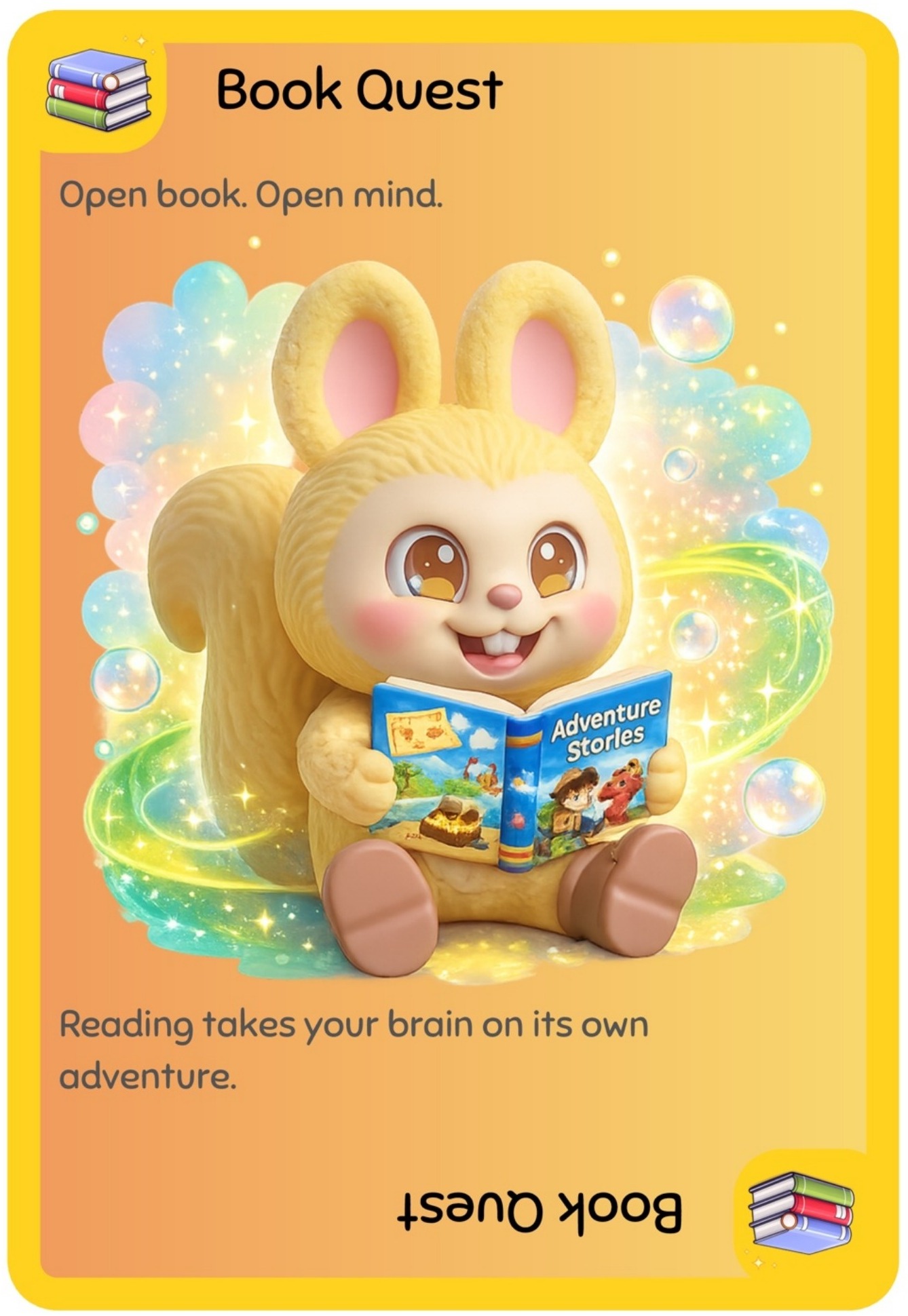 Pip — Learn · Book Quest card